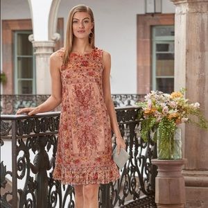 Sundance #483 Floral Glory Sequin Dress